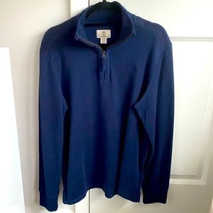 Men’s Timberland Zipper Up Sweater in Navy